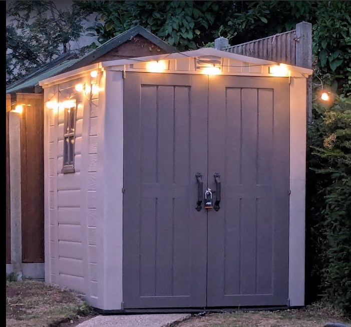 My new garden shed in situ