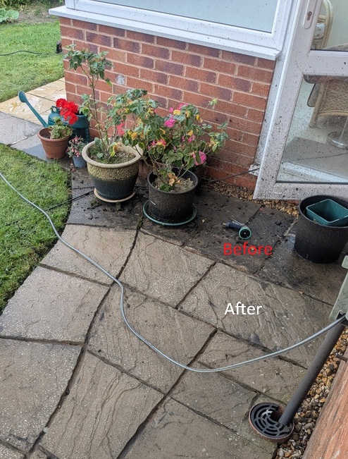 Pressure washer results