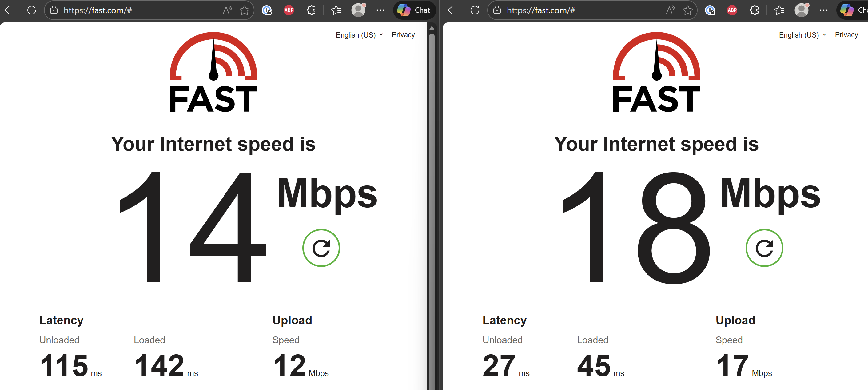 Internet speeds in Bermuda
