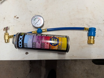 Air conditioning top up can